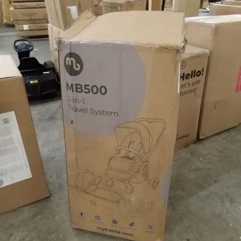 BOXED MYBABIIE MB500 2-IN-1 TRAVEL SYSTEM 