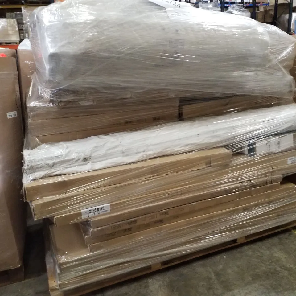 PALLET CONTAINING ASSORTED FLATPACK FURNITURE PARTS 