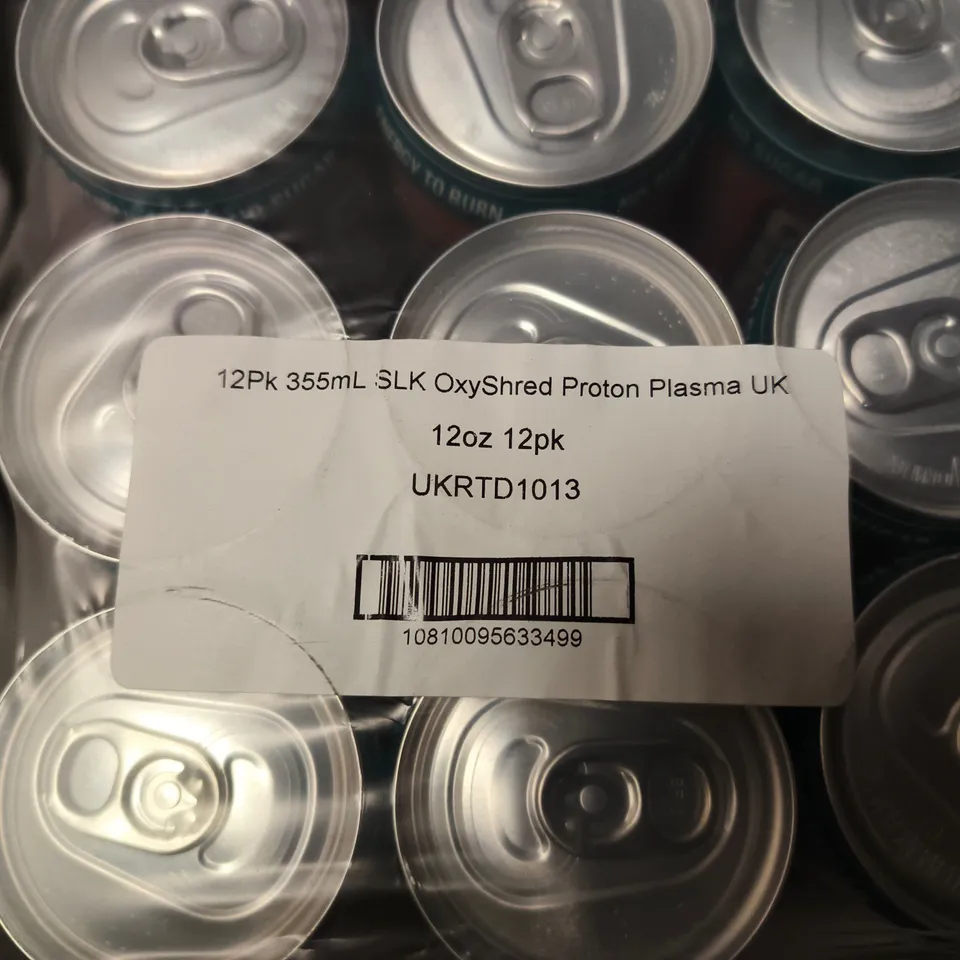 OXYSHRED ULTRA ENERGY 12 X 355ML CANS – UK PACK
