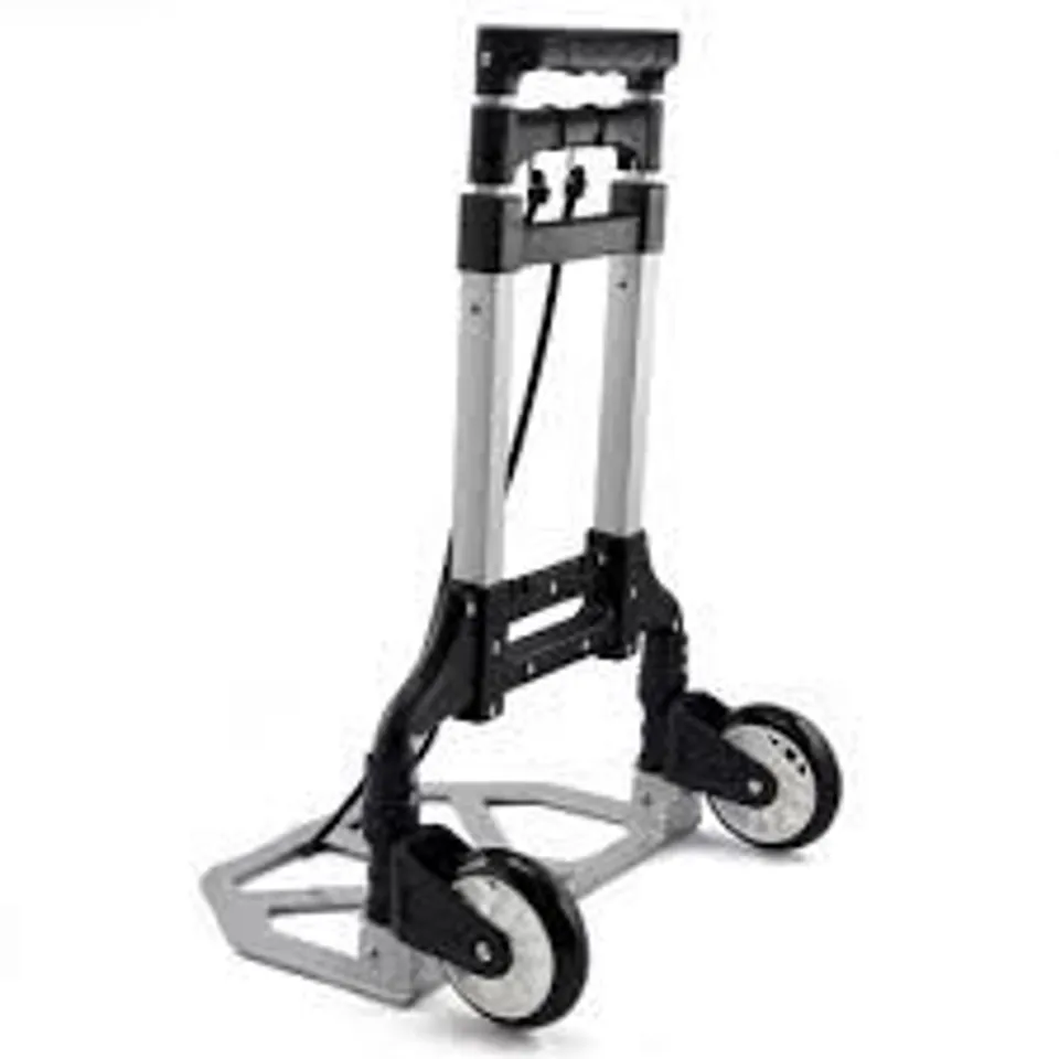 BOXED 39.4CM H X 15.6CM W X 39.5CM D 3KG HAND TRUCK TROLLEY (1 BOX)