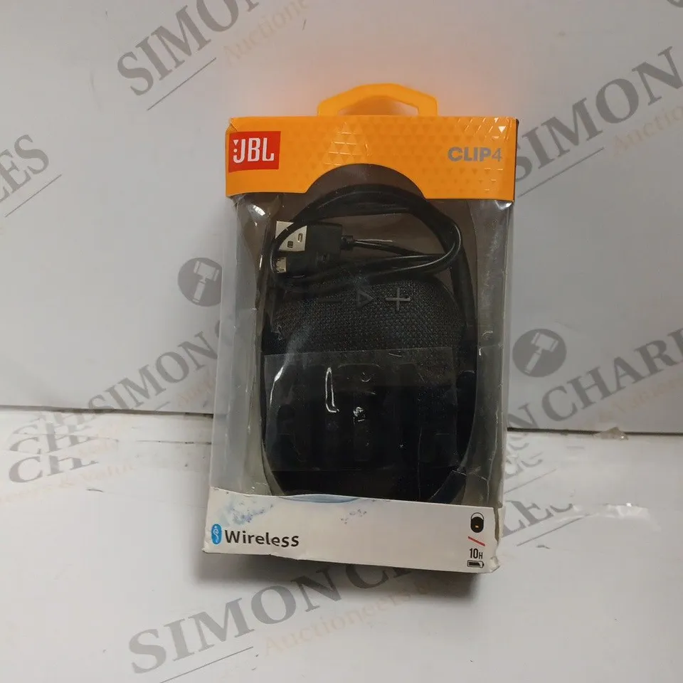 BOXED JBL CLIP 4 WIRELESS SPEAKER