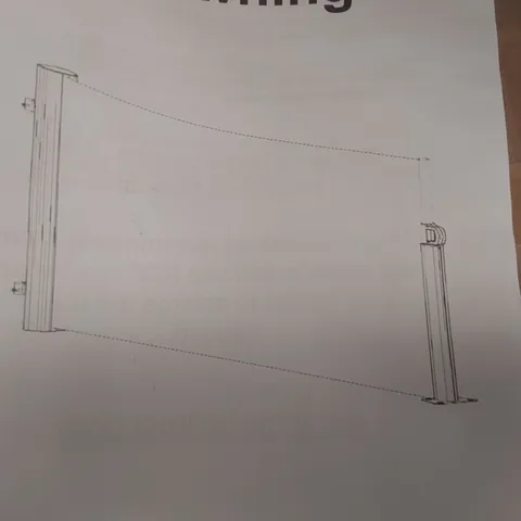 BOXED SUNMER 3.5M SIDE AWNING 