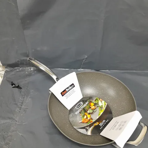 STELLAR ROCKTANIUM 30CM NON-STICK WOK 