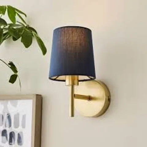 BOXED PRESCOT WALL LIGHT - BLUE