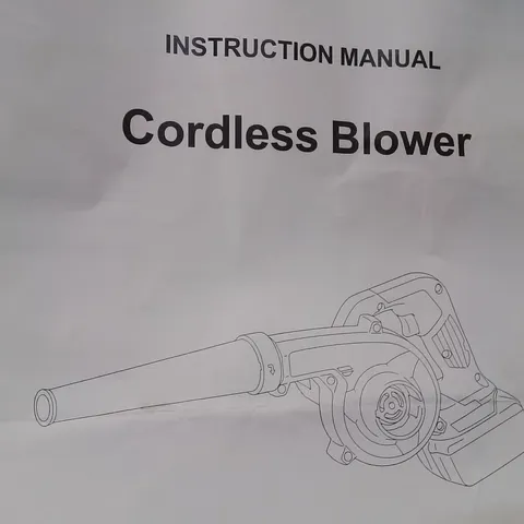 BOXED CORDLESS HANDHELD BLOWER
