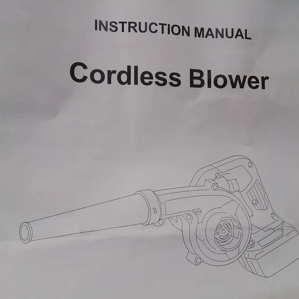 BOXED CORDLESS HANDHELD BLOWER
