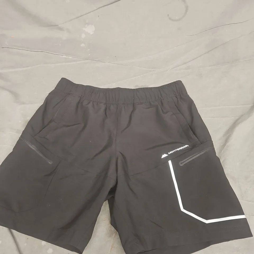 MONTERRAIN MOUNTAIN EXPLORATION SHORTS – UK L (BLACK)