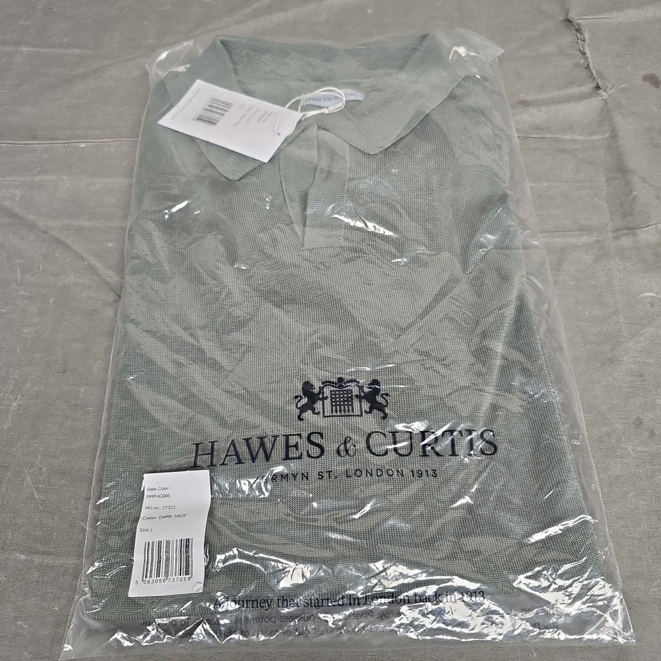 HAWES AND CURTIS POLO SHIRT - LARGE