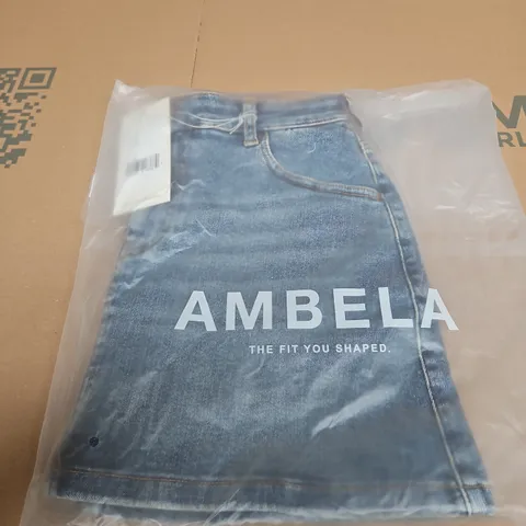 UK 10 AMBELA DENIM SHORTS – BLUE
