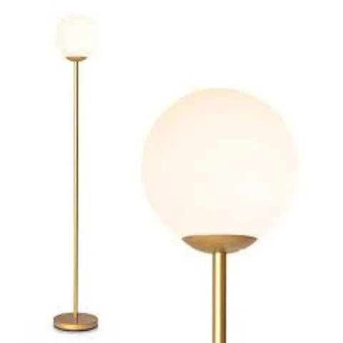 BOXED COSTWAY GOLDEN GLOBE LAMP COVER FLOOR LAMP WITH ACRYLIC LAMPSHADE