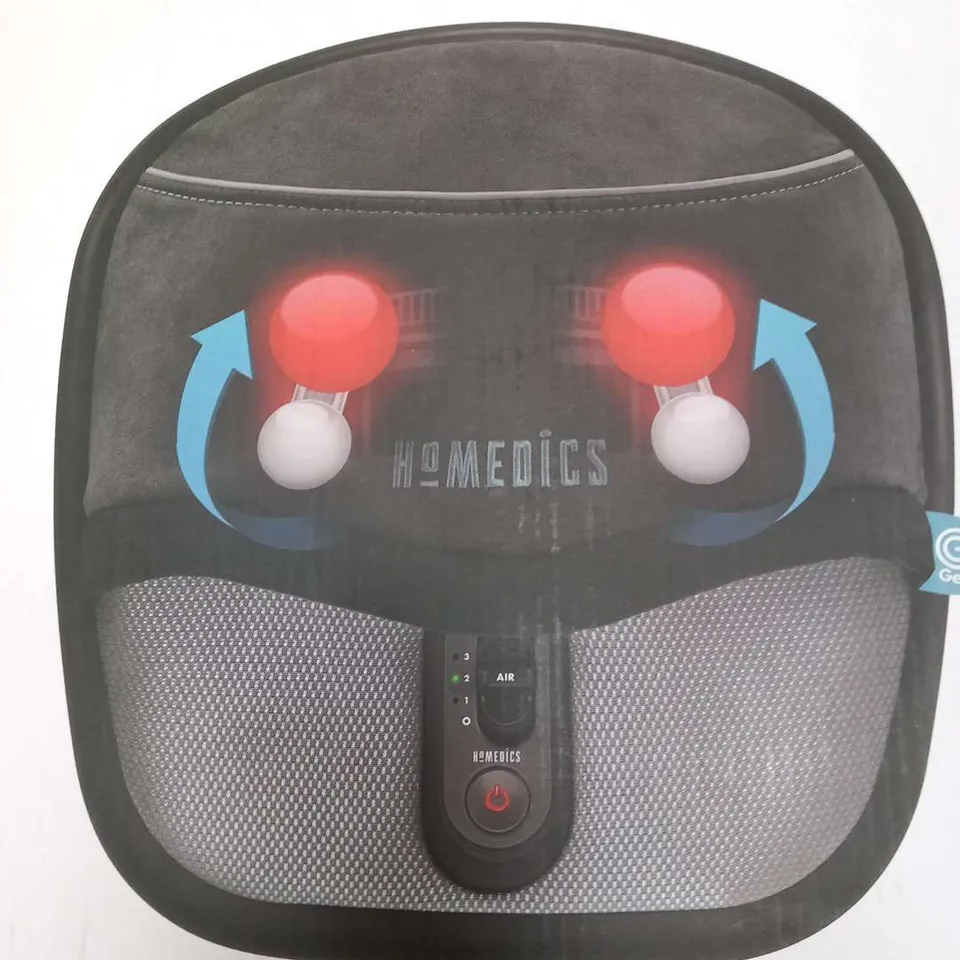 BOXED HOMEDICS SHIATSU FOOT MASSAGER WITH HEAT GSF-500H-EU