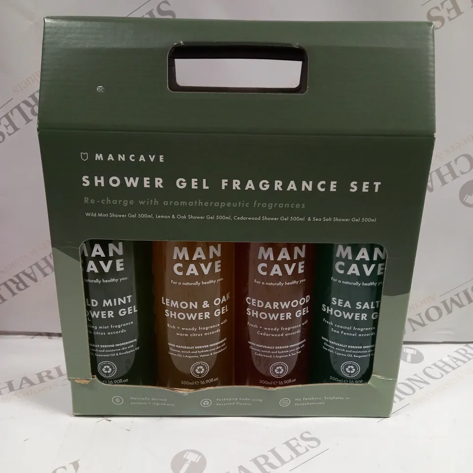 BOXED MANCAVE SHOWER GEL FRAGRANCE SET 