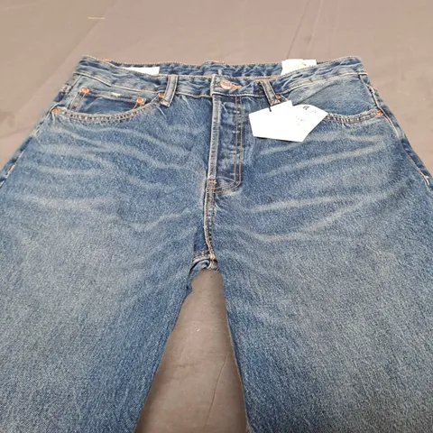 ZARA NEW STRAIGHT FIT DENIM JEANS - EUR 42