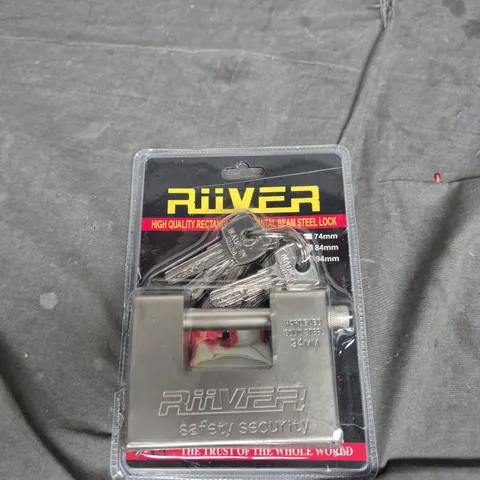 RIVER HARDENED STEEL SECURITY LOCK 94MM