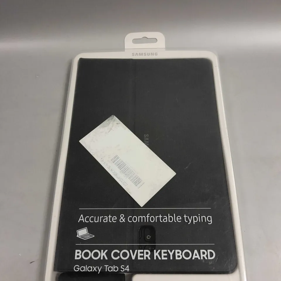 BOXED SAMSUNG GALAXY TAB S4 BOOK COVER KEYBOARD 
