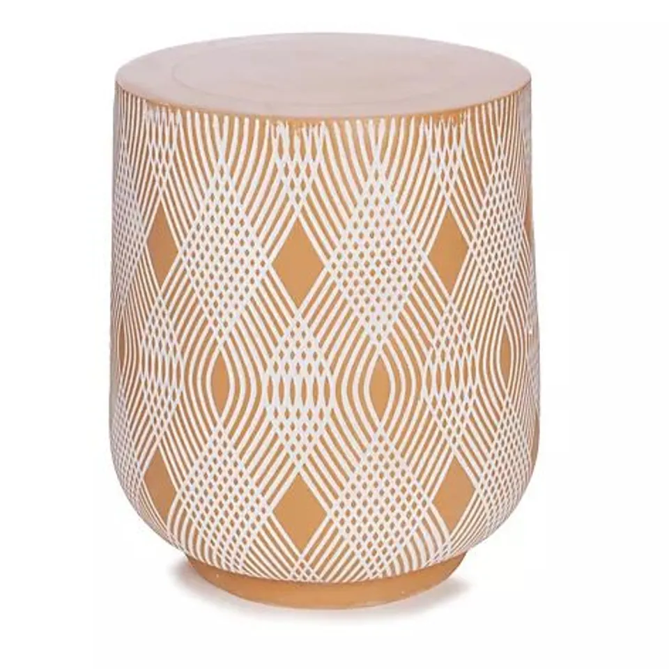 SARA BY SARA DAVIES INDOOR OUTDOOR GEOMETRIC PATTERN SIDE TABLE