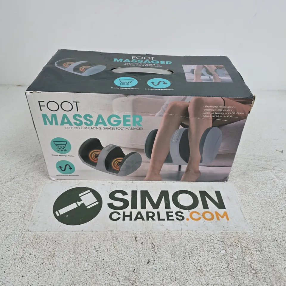 BOXED SHIATSU FOOT MASSAGER
