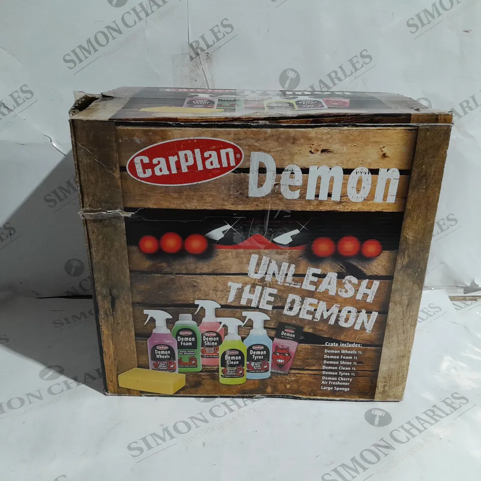 BOXED CARPLAN DEMON CAR CARE CRATE 