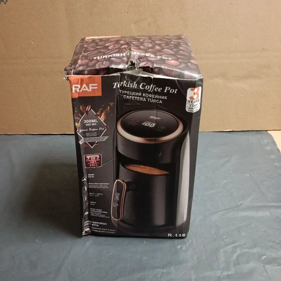 RAF TURKISH COFFEE POT BOXED