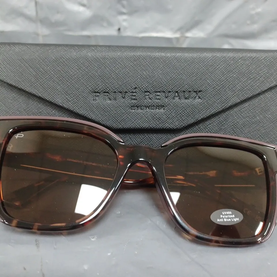 PRIVE REVAUX CAROL CITY LARGE FRAME SUNGLASSES