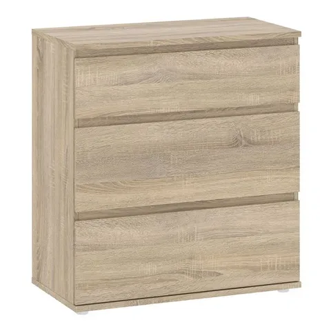 BOXED NOVA CHEST OF 3 DRAWERS IN OAK