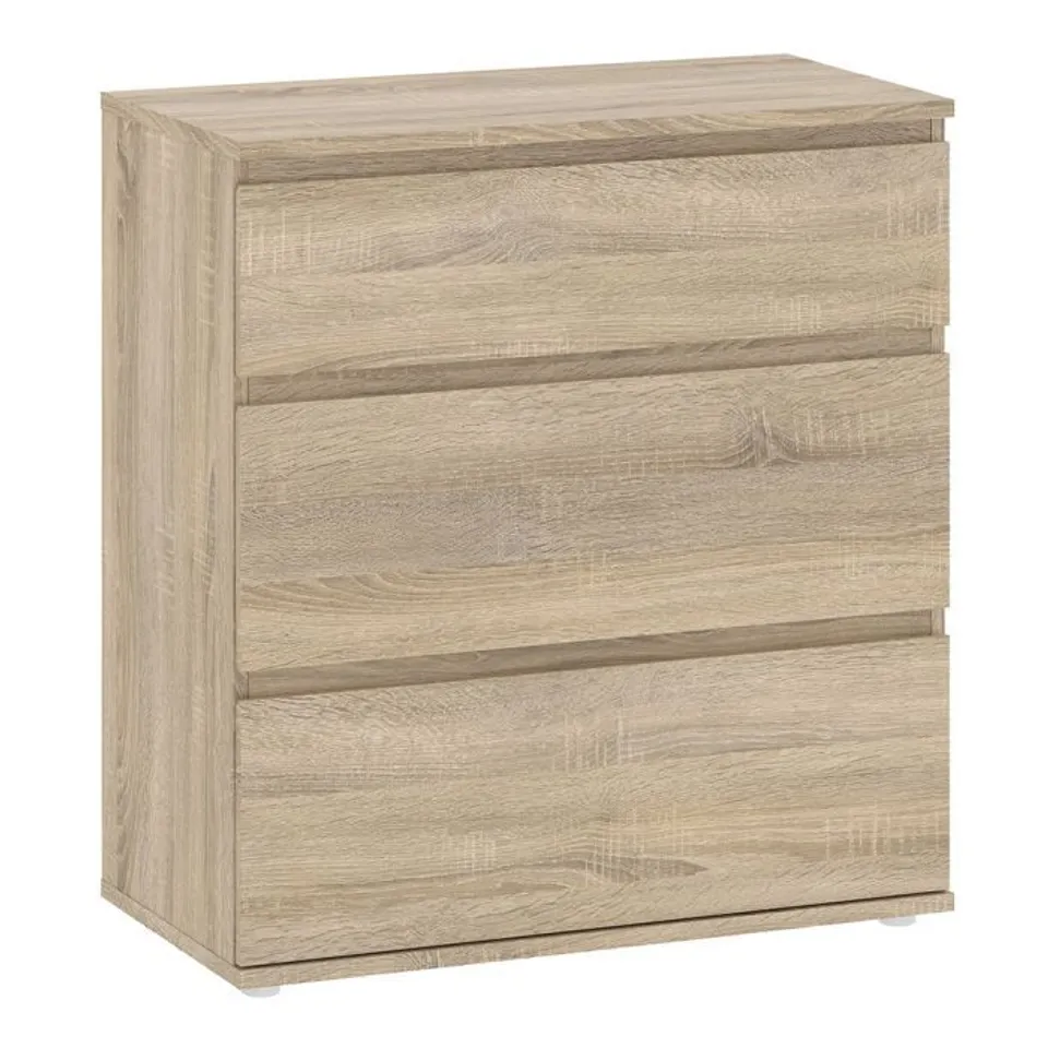 BOXED NOVA CHEST OF 3 DRAWERS IN OAK