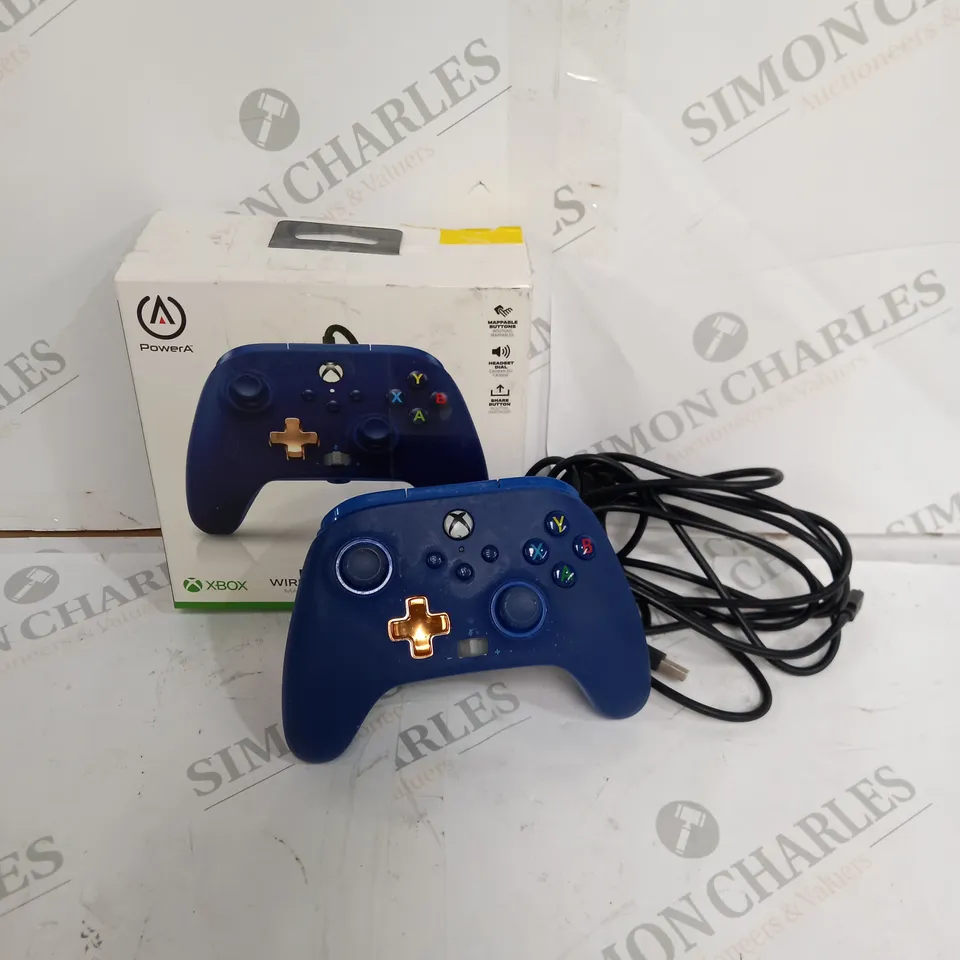 XBOX ENHANCED WIRED CONTROLLER IN MIDNIGHT BLUE