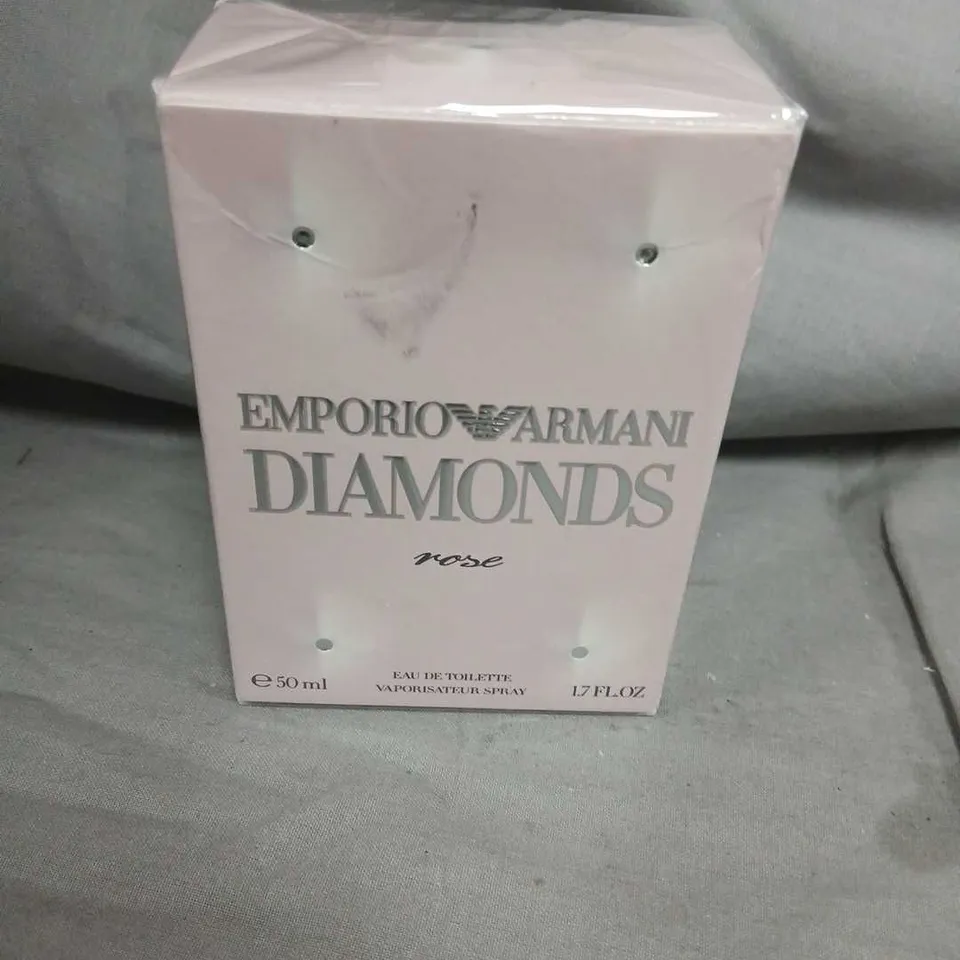 BOXED AND SEALED EMPORIO ARMANI DIAMONDS ROSE EAU DE TOILETTE 50ML