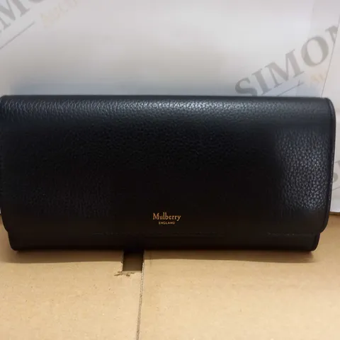 WOMENS MULBERRY LONDON BLACK LEATHER PURSE