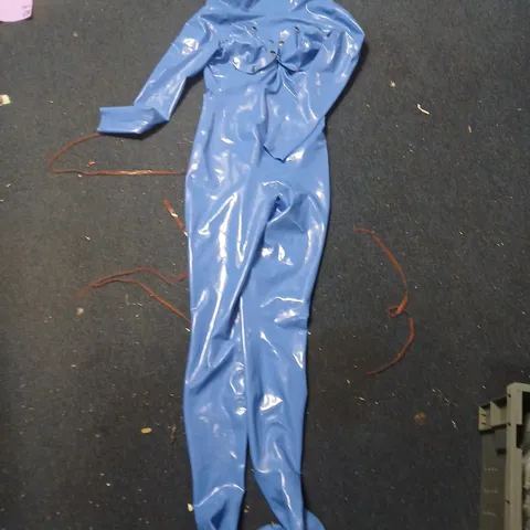 BLUE FULL BODY GIMP SUIT