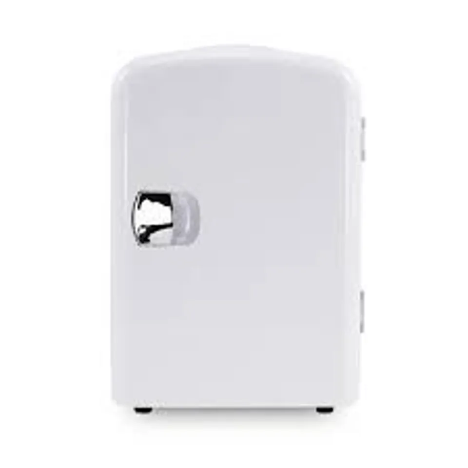 BOXED PORTABLE MINI CAR REFRIGERATOR IN WHITE