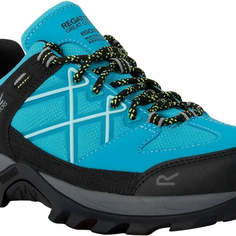 BRAND NEW REGATTA LADY SAMARIS III LOW WALKING SHOES IN TAHITIAN TEAL SIZE UK 7