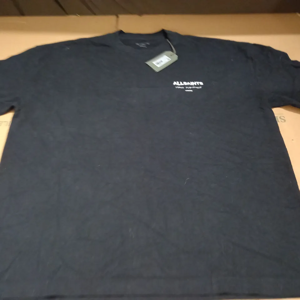 ALL SAINTS UNDERGROUND SS CREW T-SHIRT - XL