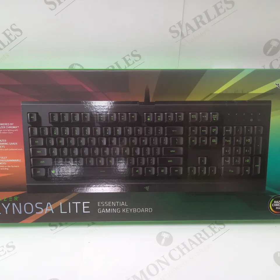 BRAND NEW BOXED RAZER CYNOSA LITE ESSENTIAL GAMING KEYBOARD