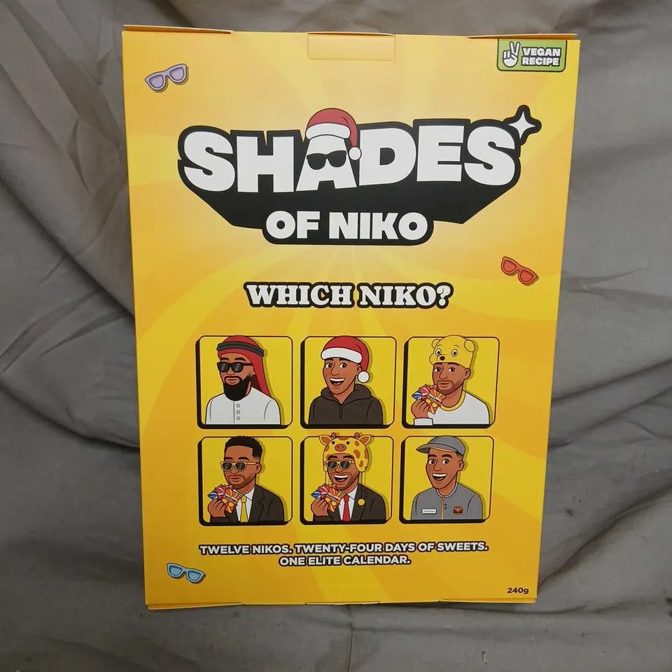 SHADES OF NIKO: WHICH NIKO? ADVENT CALENDAR GAME – YELLOW BOX