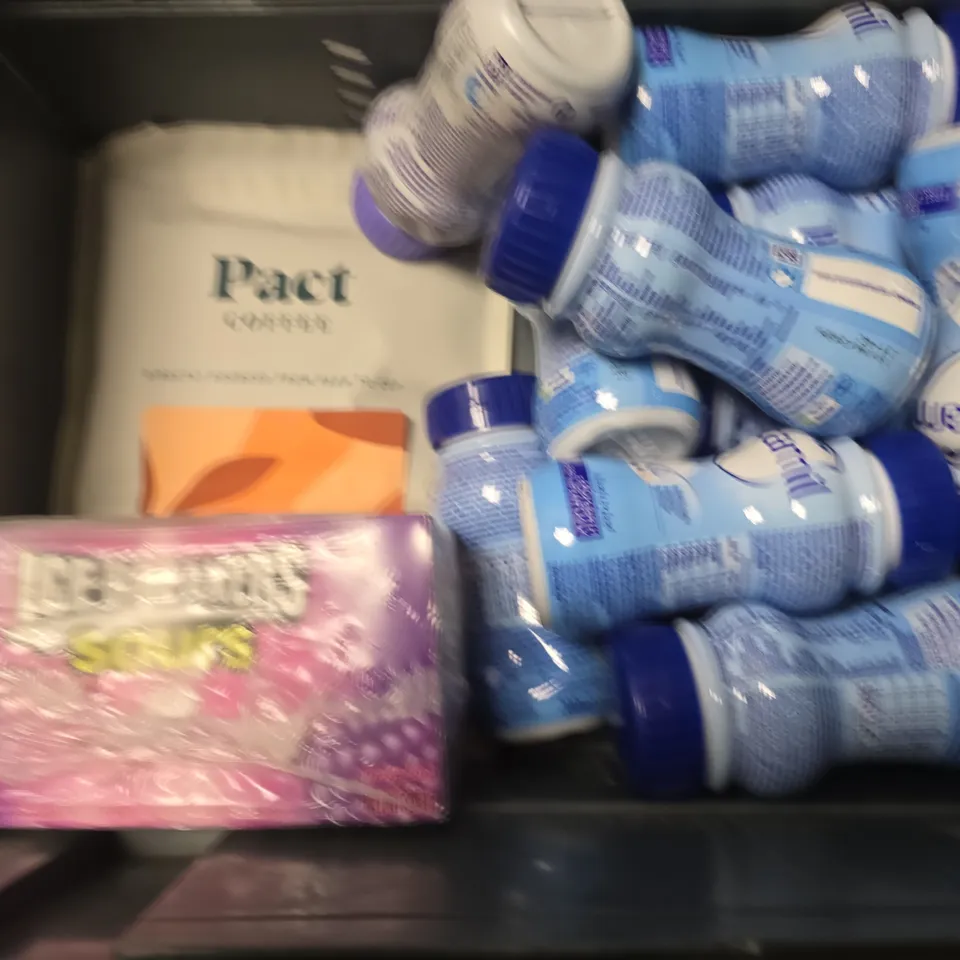 APPROXIMATELY 13 ASSORTED FOOD & DRINK ITEMS TO INCLUDE - APTAMIL 1 , PALESTINIAN DATES ETC