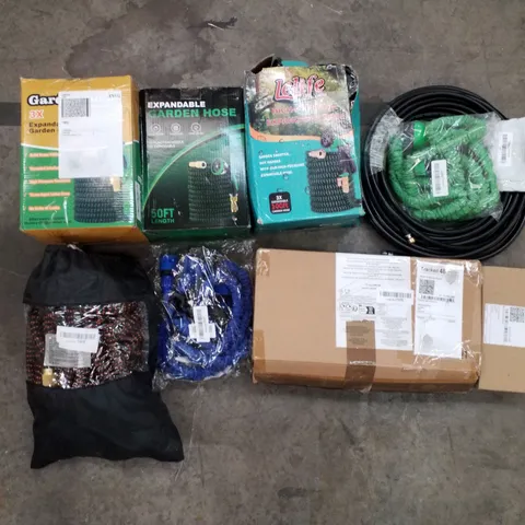 PALLET OF ASSORTED GARDEN HOSES