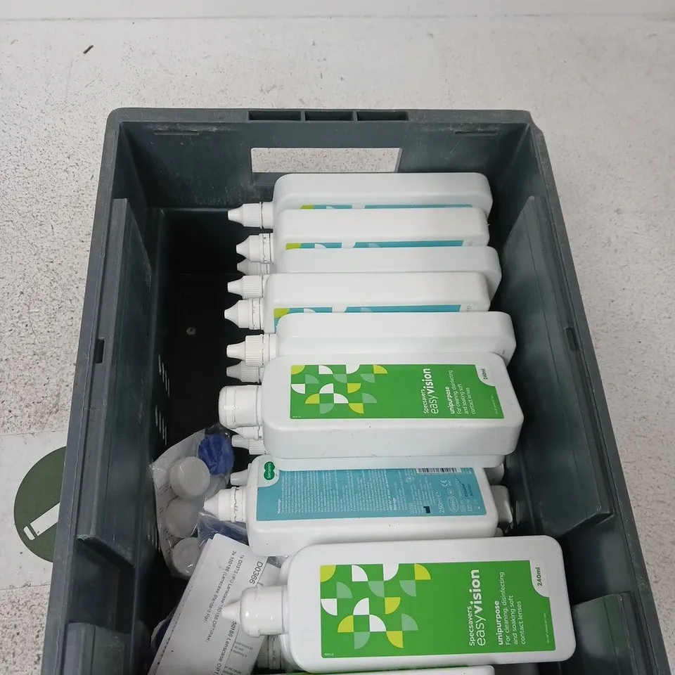 APPROXIMATELY 20 ITEMS INCLUDING EYE DISINFECTANT 