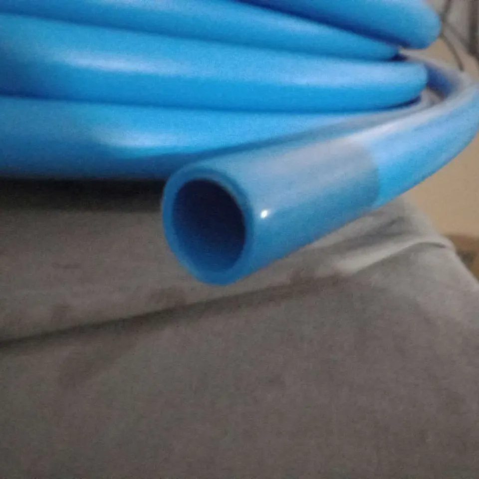 BLUE PLASTIC POLYPIPE TUBING