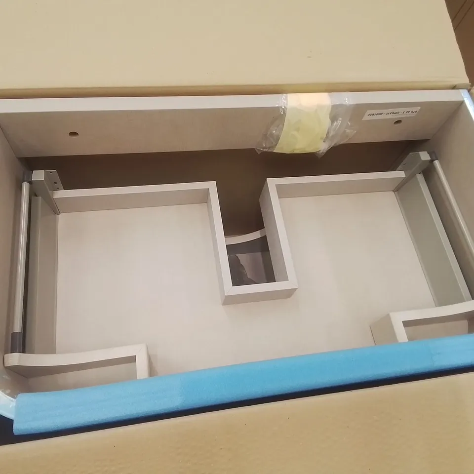 BOXED AS NEW SOLARO WH VANITY UNIT IN PORCELAIN WHITE - 800MM