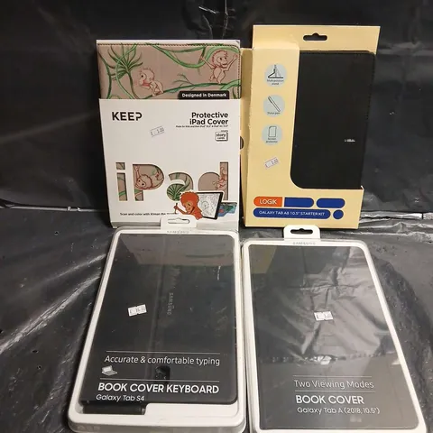 BOX OF APPROXIMATELY 10 ASSORTED TABLET CASES FOR VARIOUS MODELS