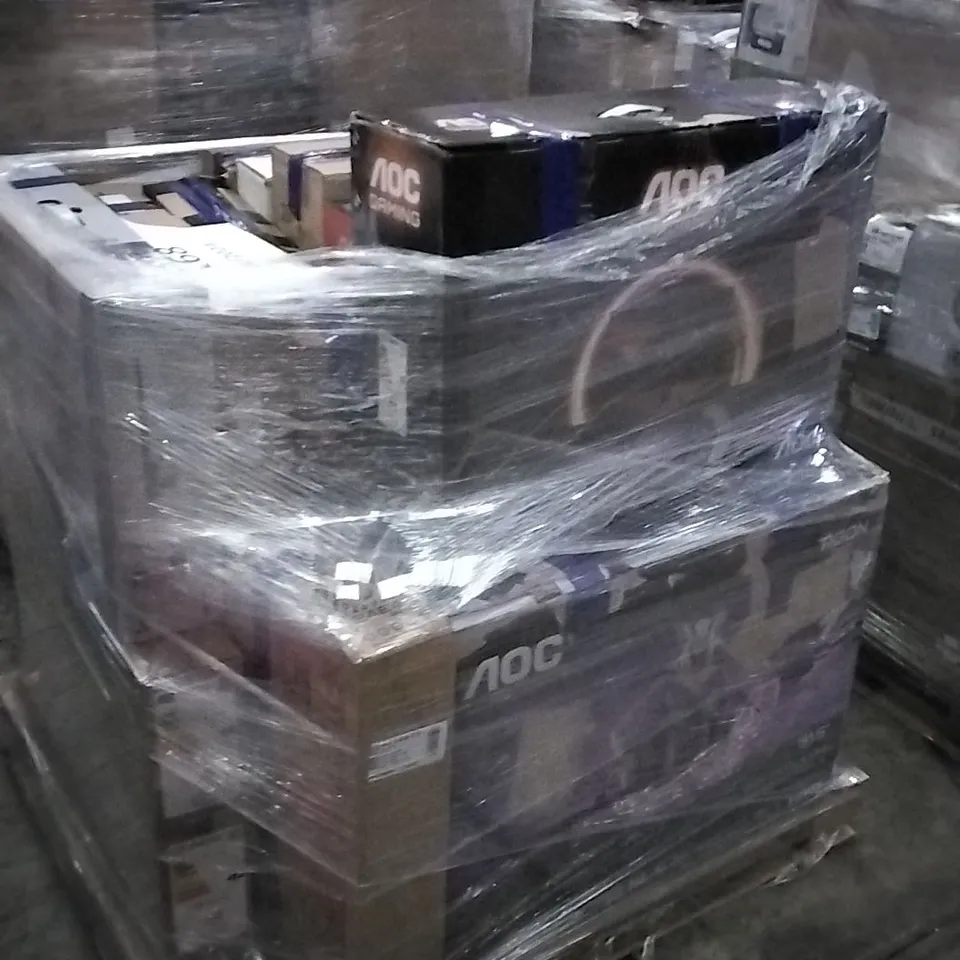 PALLET OF APPROXIMATELY 16 UNPROCESSED RAW RETURN MONITORS TO INCLUDE;