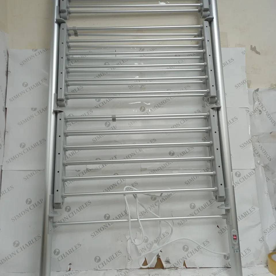 BOXED OUTLET ORGANISED OPTIONS 3 TIER HEATED AIRER WITH 21M DRYING SPACE - COLLECTION ONLY