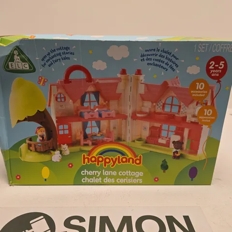 HAPPYLAND CHERRY LANE COTTAGE PLAYSET – ELC