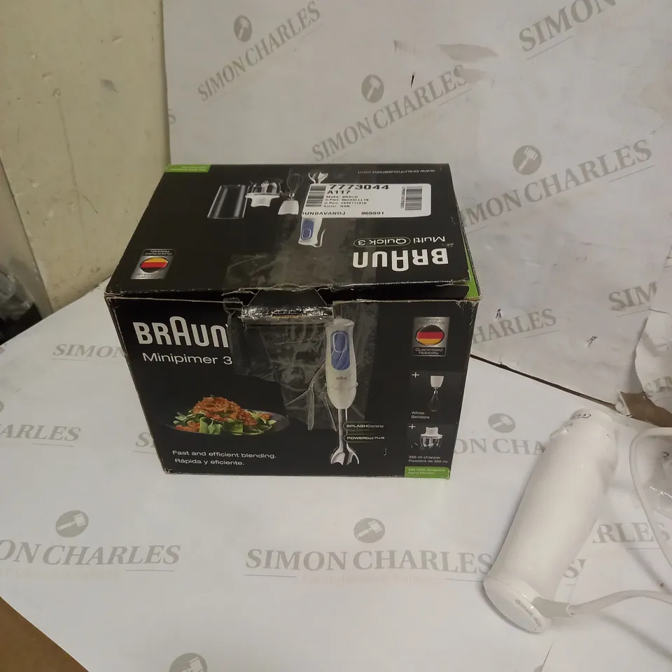 BRAUN MQ3025 SPAGHETTI HAND BLENDER 