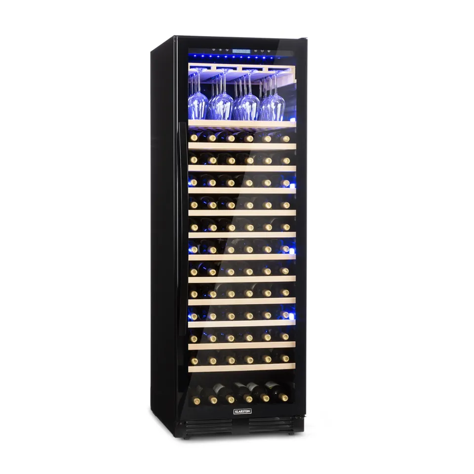 BOXED KLARSTEIN VINOVILLA SINGLE ZONE WINE COOLER - 165 BOTTLES HEA8 VINOVILLA 165 B