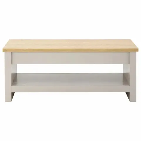 BOXED LANCASTER LIFT UP COFFEE TABLE