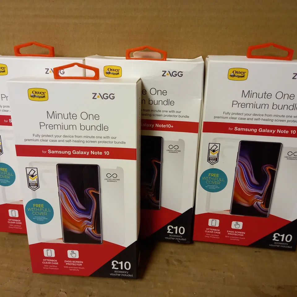 LOT OF 4 MINUTE ONE PREMIUM BUNDLES FOR SAMSUNG GALAXY NOTE10+