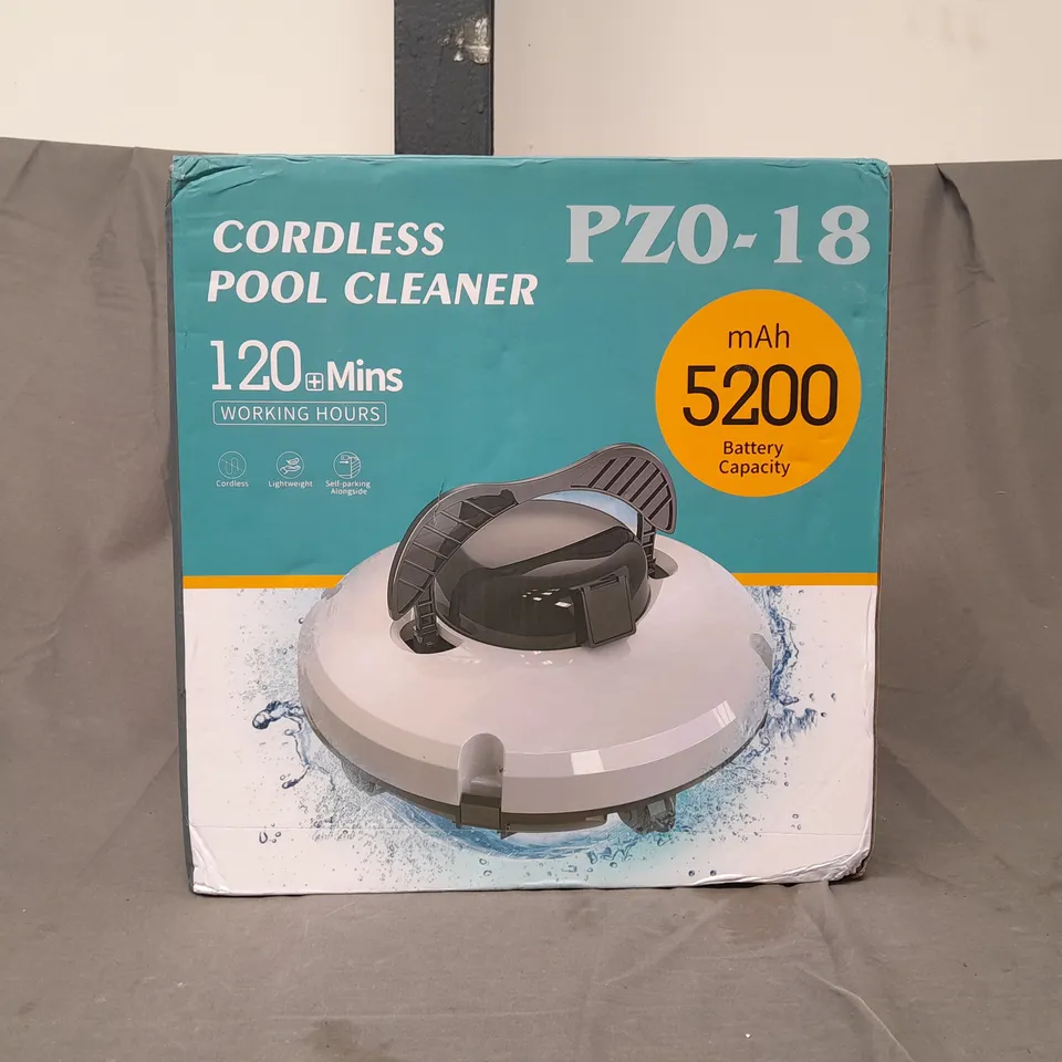 BOXED PZ0-18 CORDLESS POOL CLEANER