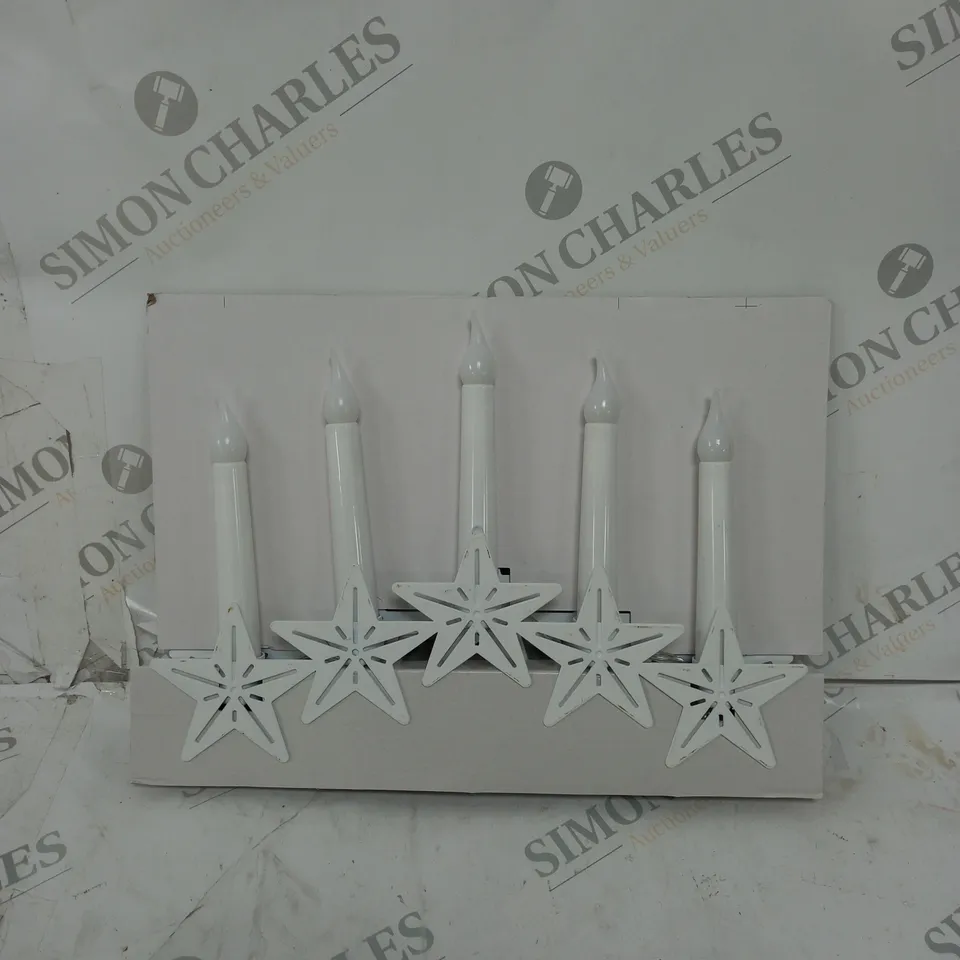 BOXED STAR 5 LIGHT CANDLE BRIDGE RRP £17.99